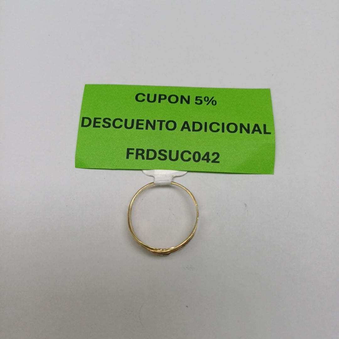 ANILLITO ORO, RODIADO 14 K 1.7 GRMS (SEMINUEVO)