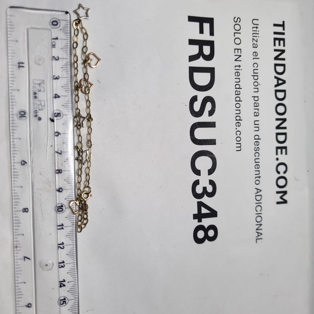 PULSERA ORO, ORO COMBINADO 14 K 2.8 GRMS (SEMINUEVO)
