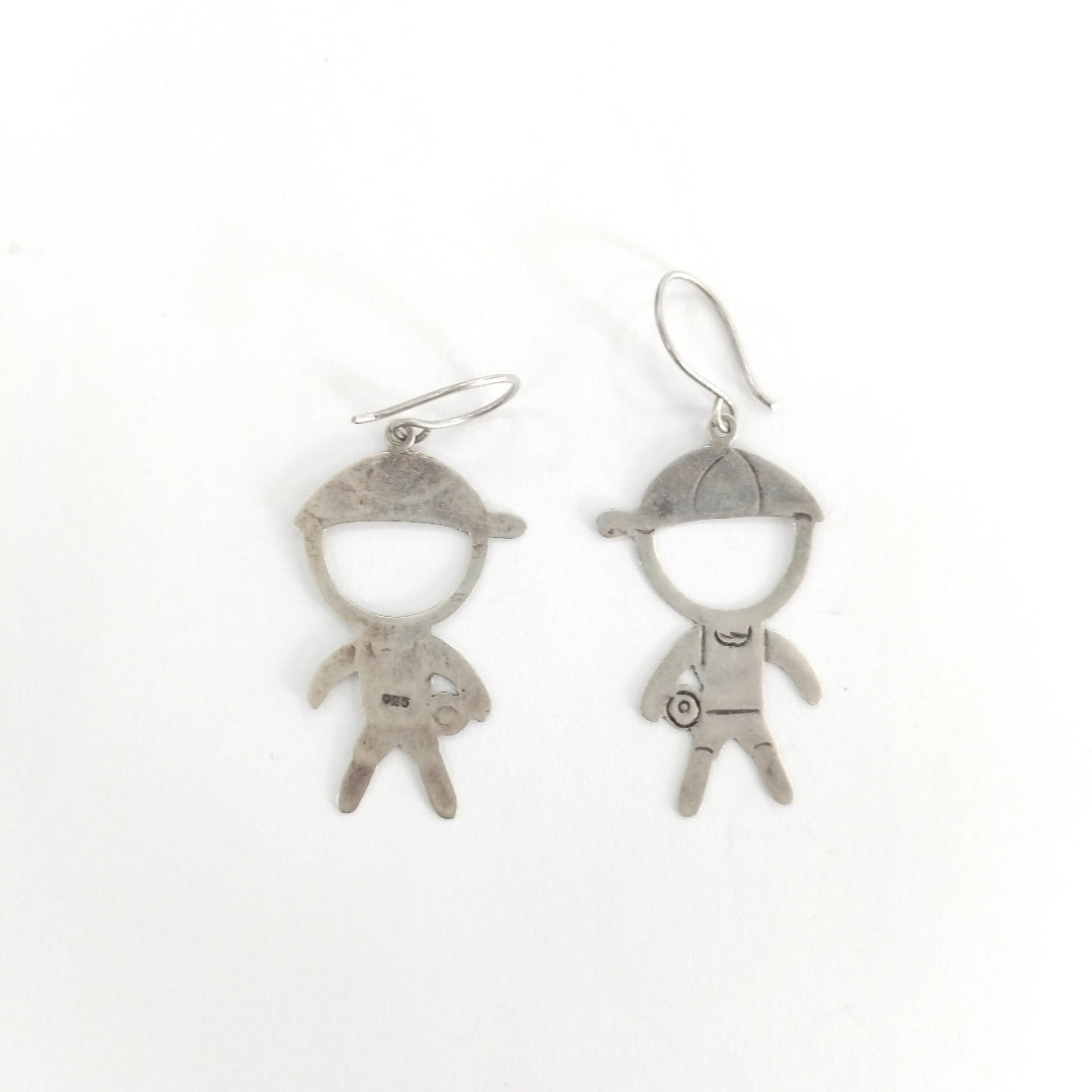 ARETES PAR, DIJE PLATA 28.2 GRMS (SEMINUEVO)