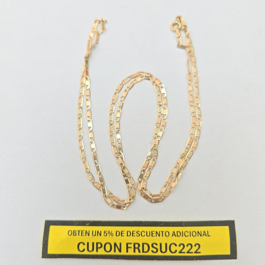 CADENA ORO 14 K 3.8 GRMS (SEMINUEVO)