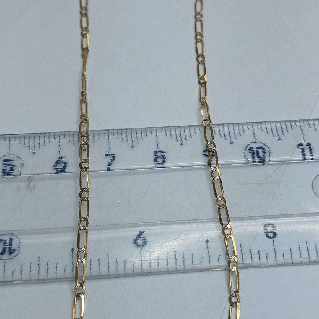 CADENA ORO, RODIADO 14 K 2.8 GRMS (SEMINUEVO)