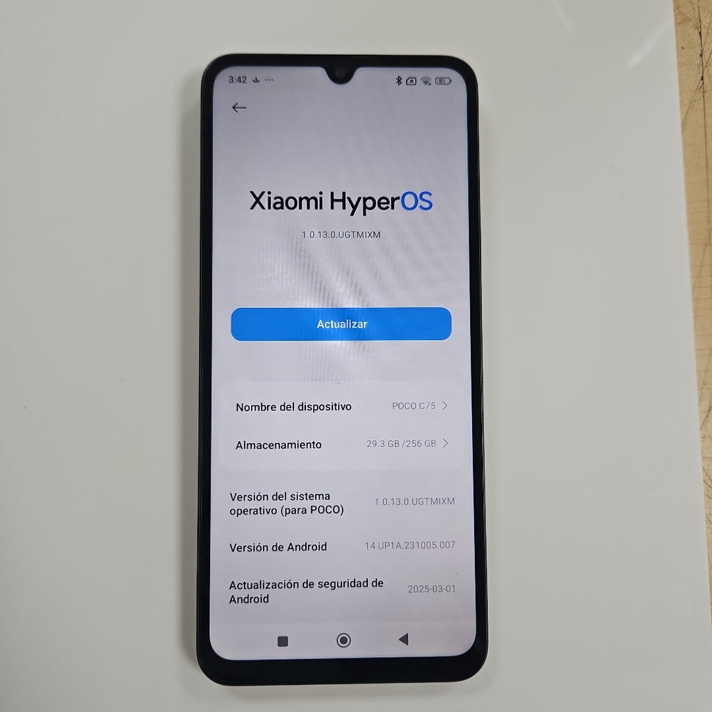 CELULAR XIAOMI POCO C75 2410FPCC5G (2024) 256 GB 8 GB RAM (SEMINUEVO)