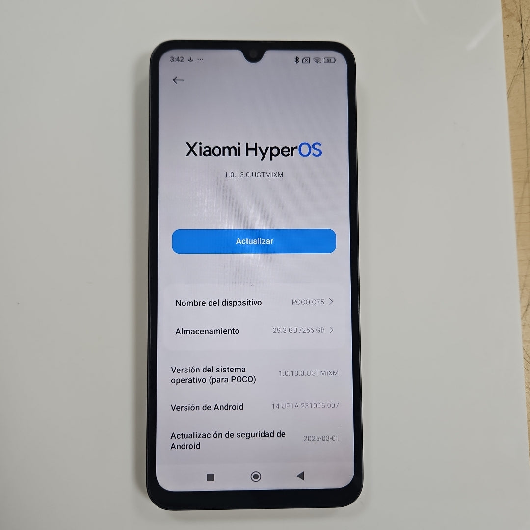 CELULAR XIAOMI POCO C75 2410FPCC5G (2024) 256 GB 8 GB RAM (SEMINUEVO)