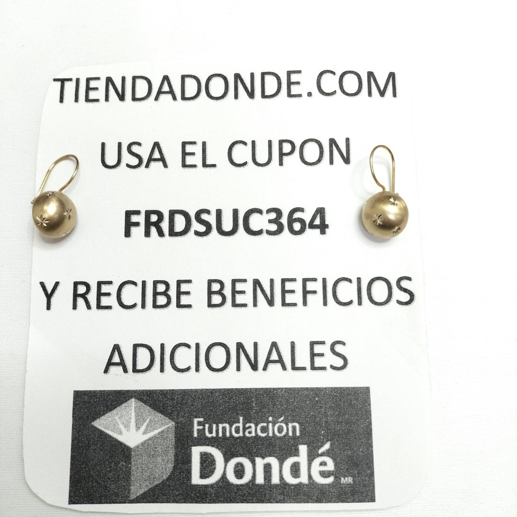 ARETES PAR ORO 10 K 2,60 GRMS (SEMINUEVO)