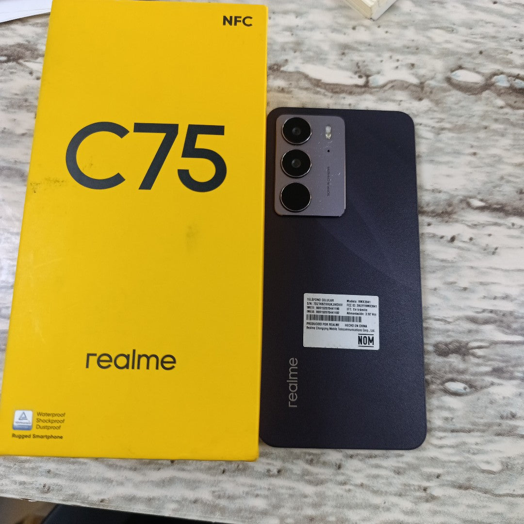 CELULAR REALME C75 RMX3941 (2025) 256 GB 8 GB RAM (SEMINUEVO)