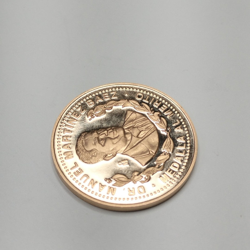 MEDALLA CONMEMORATIVA ORO 21 K 15.5 GRMS (SEMINUEVO)