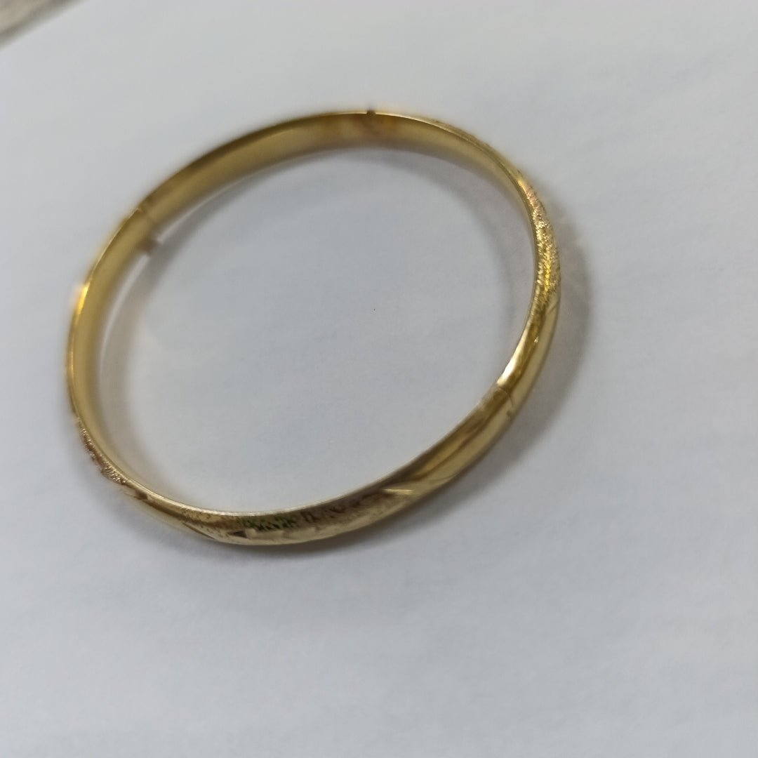 PULSERA RIGIDA ORO 14 K 7.3 GRMS (SEMINUEVO)