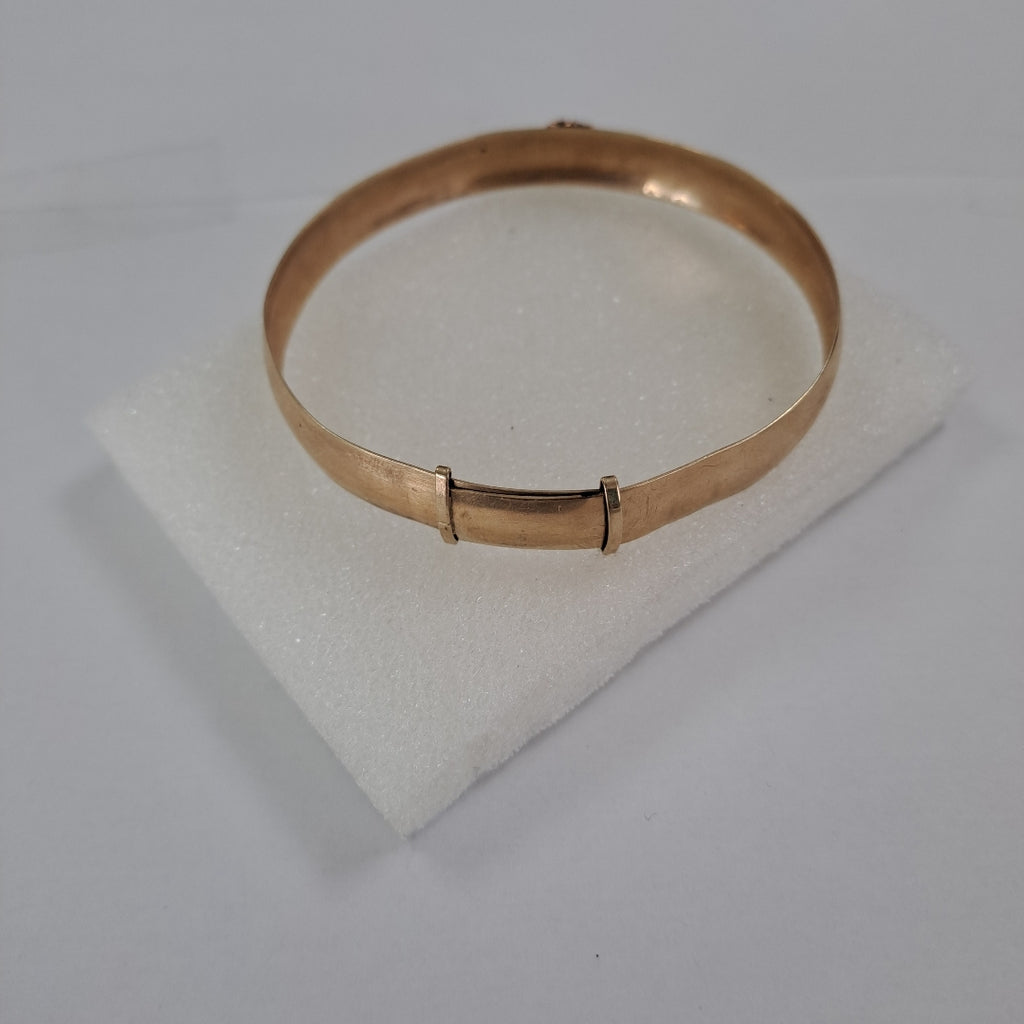 PULSERA RIGIDA ORO 14 K 6.6 GRMS (SEMINUEVO)