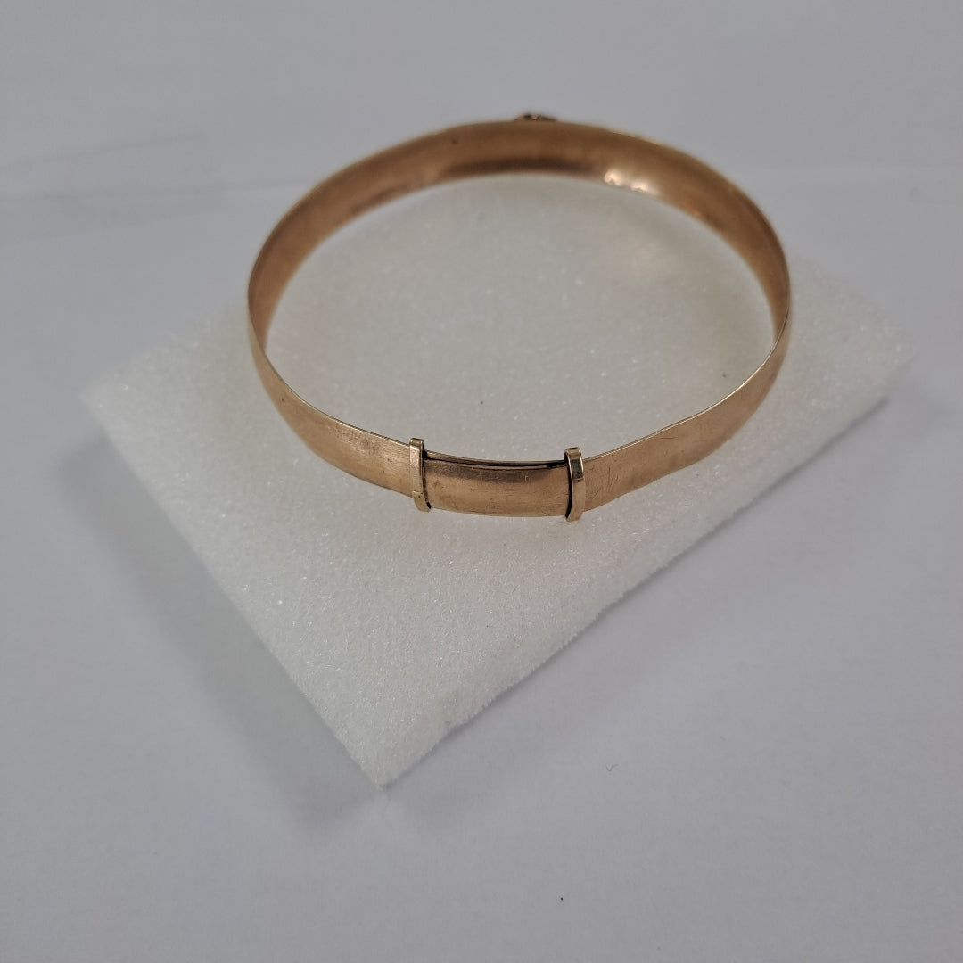 PULSERA RIGIDA ORO 14 K 6.6 GRMS (SEMINUEVO)