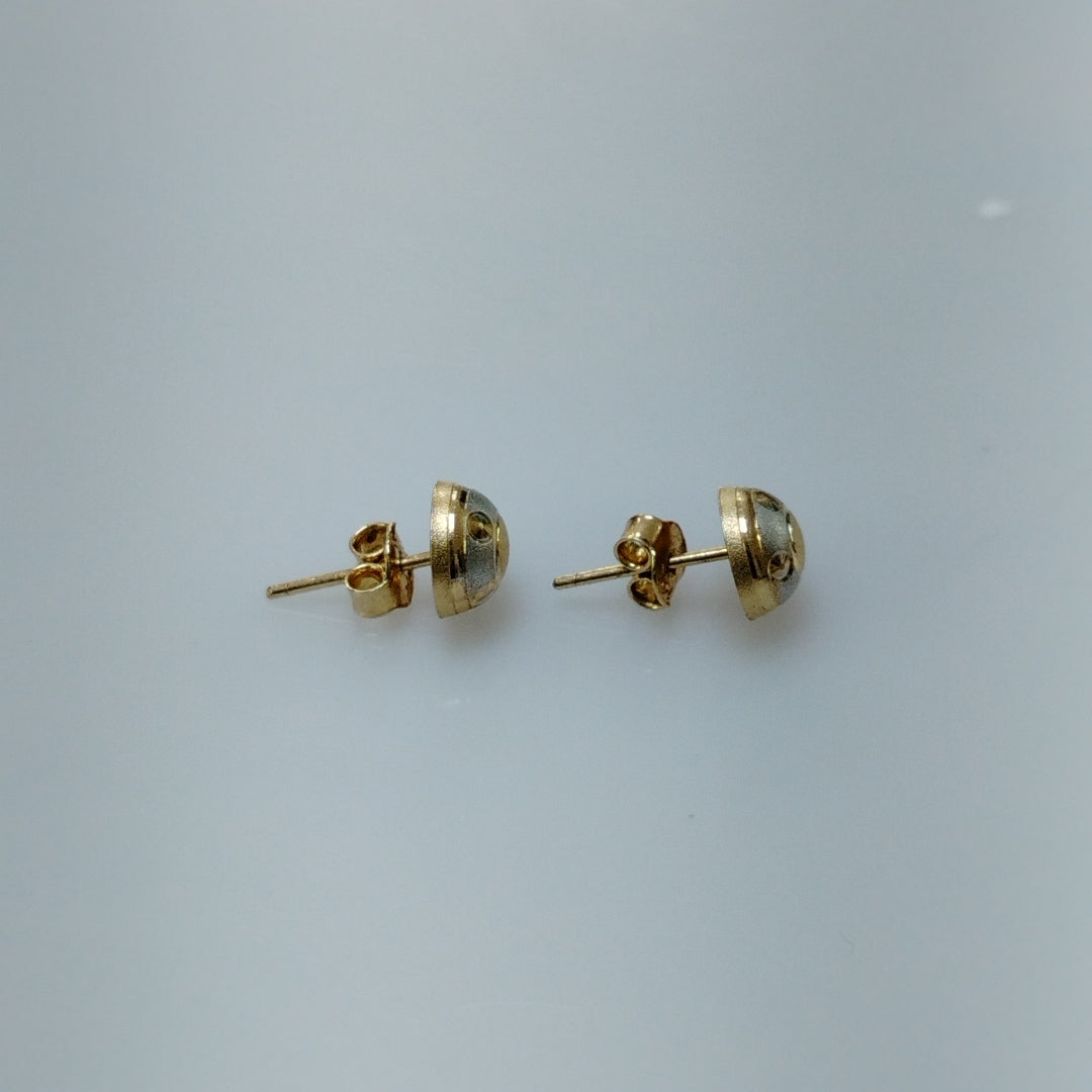 BROQUELES PAR ORO 14 K 1,70 GRMS (SEMINUEVO)