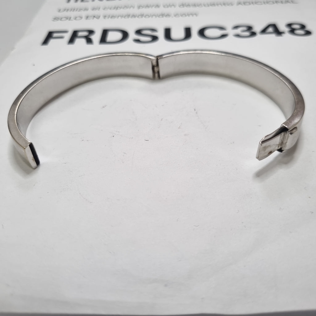 PULSERA RIGIDA ORO, ORO BLANCO 14 K 18.2 GRMS (SEMINUEVO)