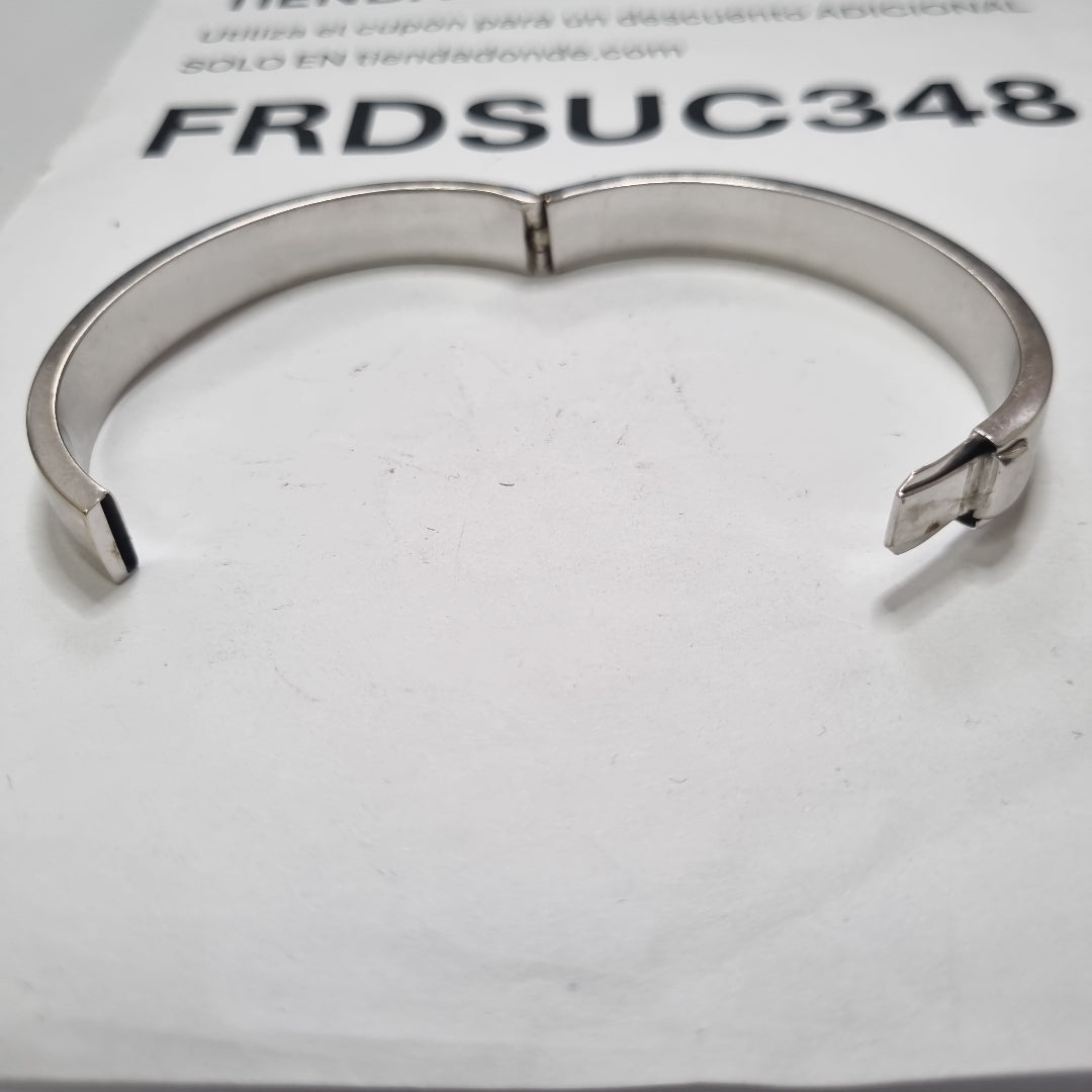 PULSERA RIGIDA ORO, ORO BLANCO 14 K 18.2 GRMS (SEMINUEVO)