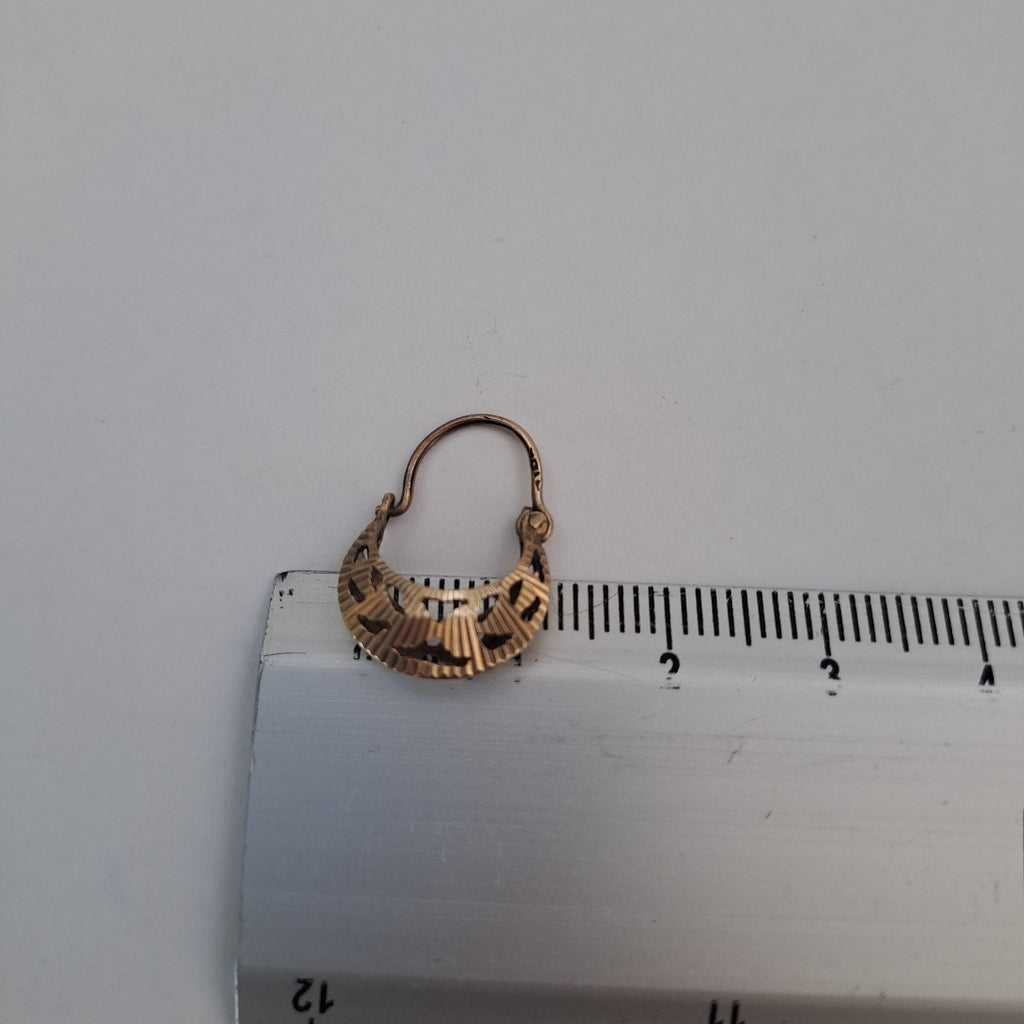 ARRACADAS PAR ORO 10 K 1.4 GRMS (SEMINUEVO)