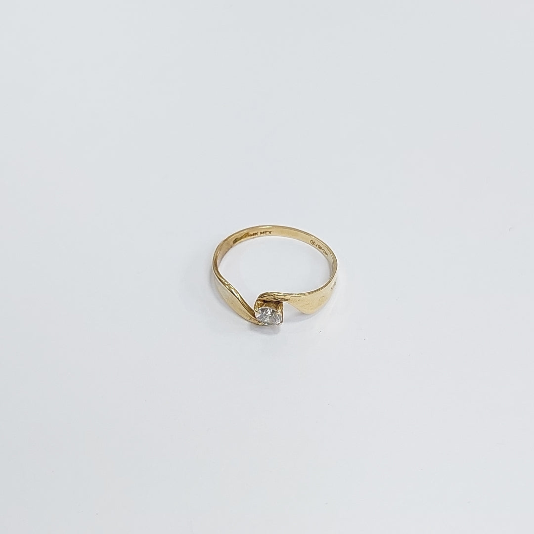 SOLITARIO ORO 14 K 1,70 GRMS (SEMINUEVO)