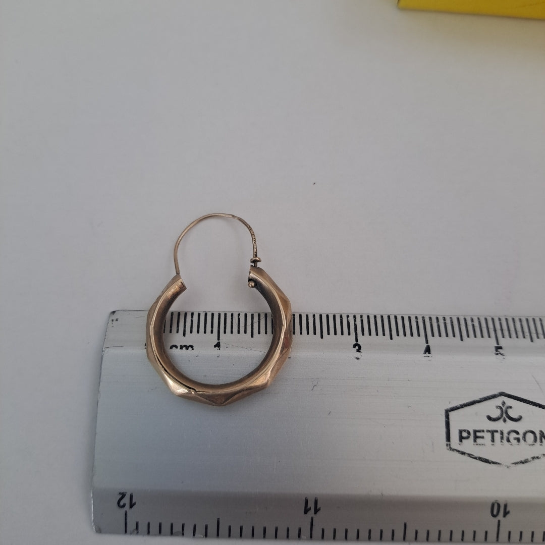 ARRACADAS PAR ORO 10 K 1.3 GRMS (SEMINUEVO)