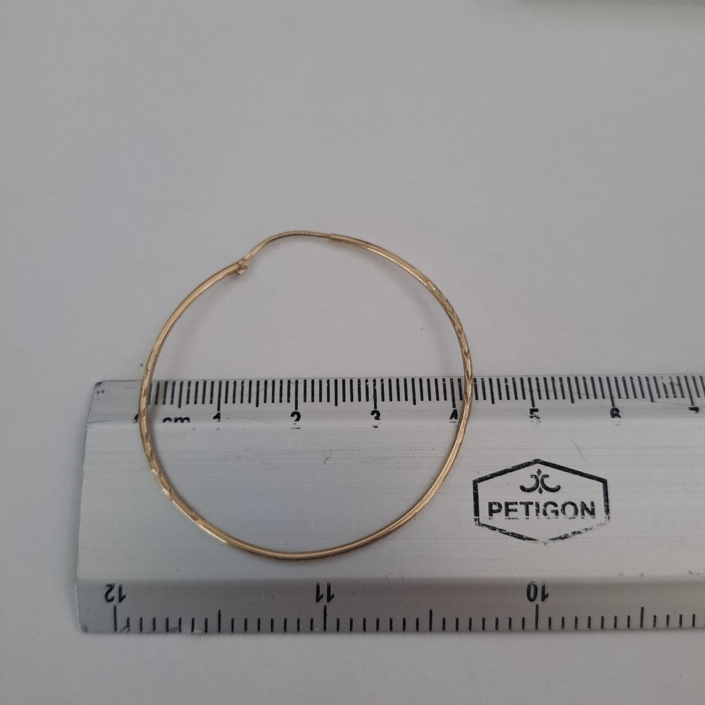 ARRACADAS PAR ORO 10 K 1.6 GRMS (SEMINUEVO)
