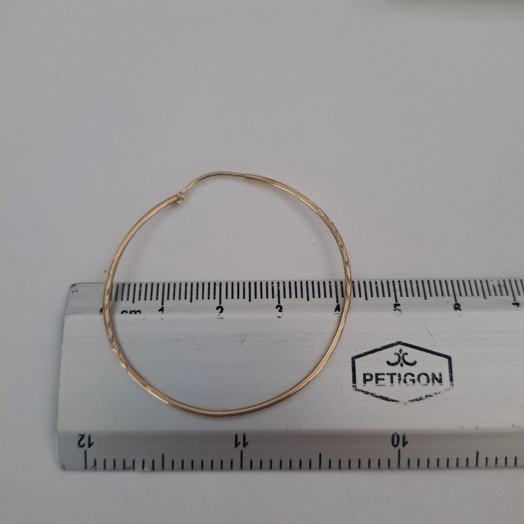 ARRACADAS PAR ORO 10 K 1.6 GRMS (SEMINUEVO)