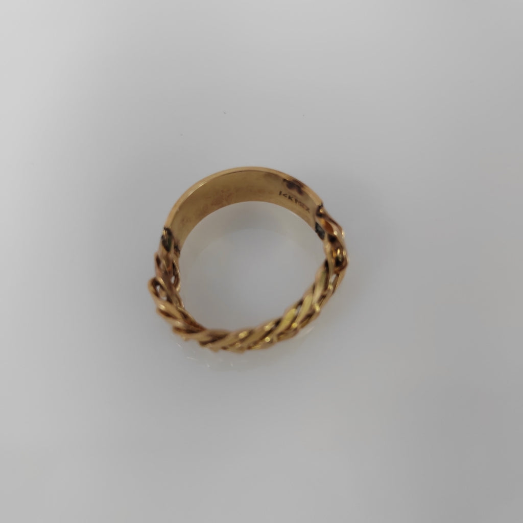 ANILLO ORO 14 K 4.5 GRMS (SEMINUEVO)