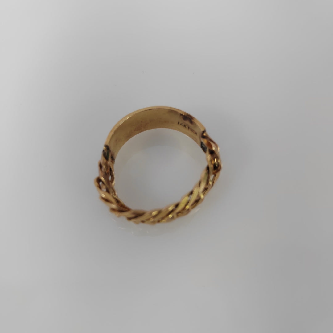 ANILLO ORO 14 K 4.5 GRMS (SEMINUEVO)