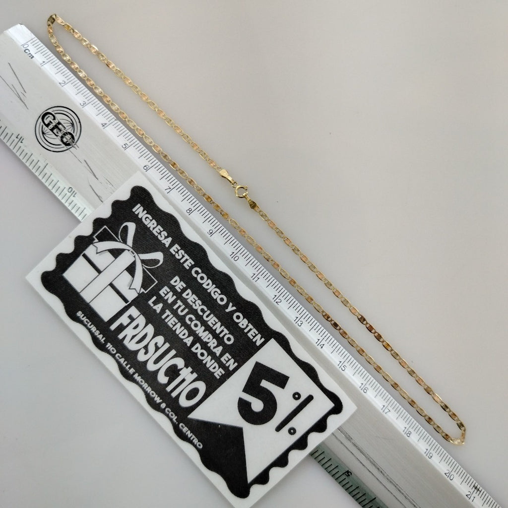 CADENA ORO 14 K 1.6 GRMS (SEMINUEVO)