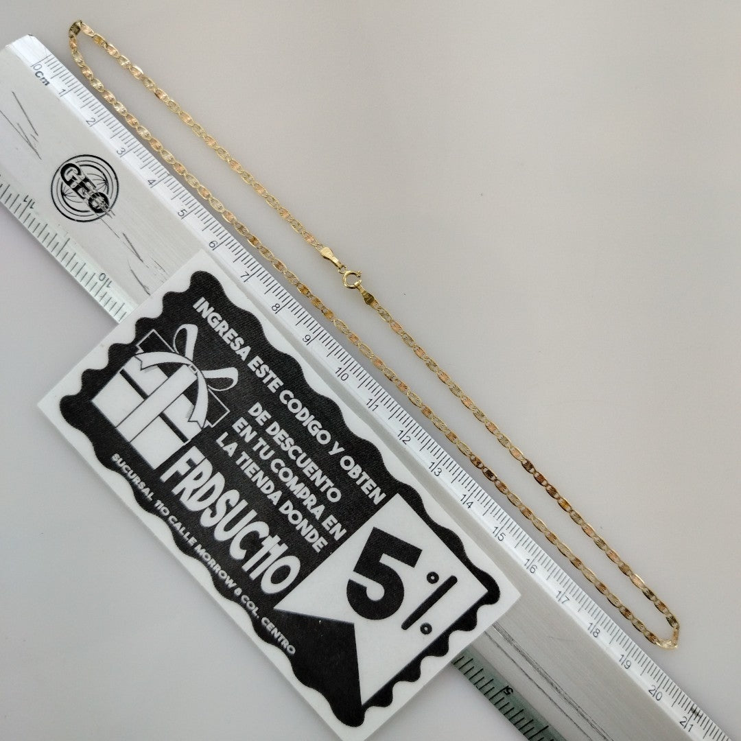 CADENA ORO 14 K 1.6 GRMS (SEMINUEVO)