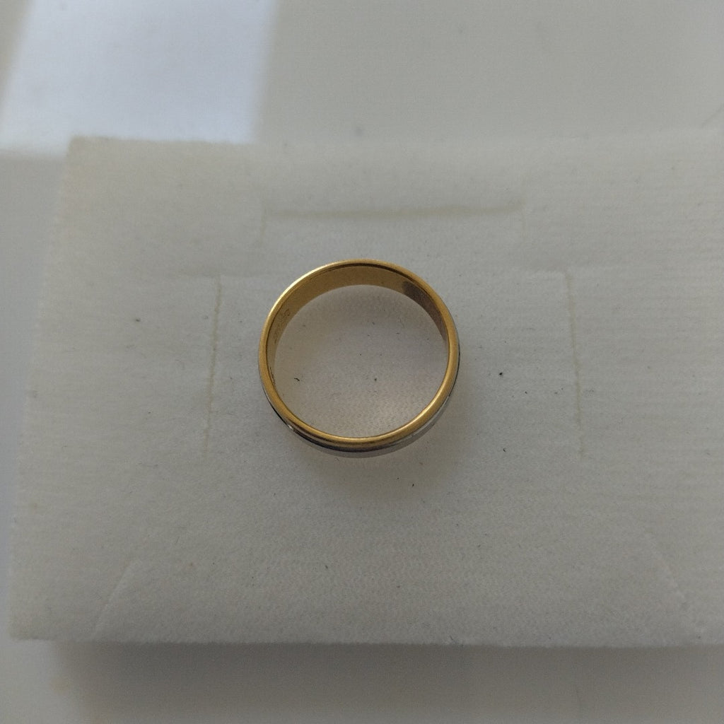 ARGOLLA ORO, ORO COMBINADO 18 K 4.9 GRMS (SEMINUEVO)