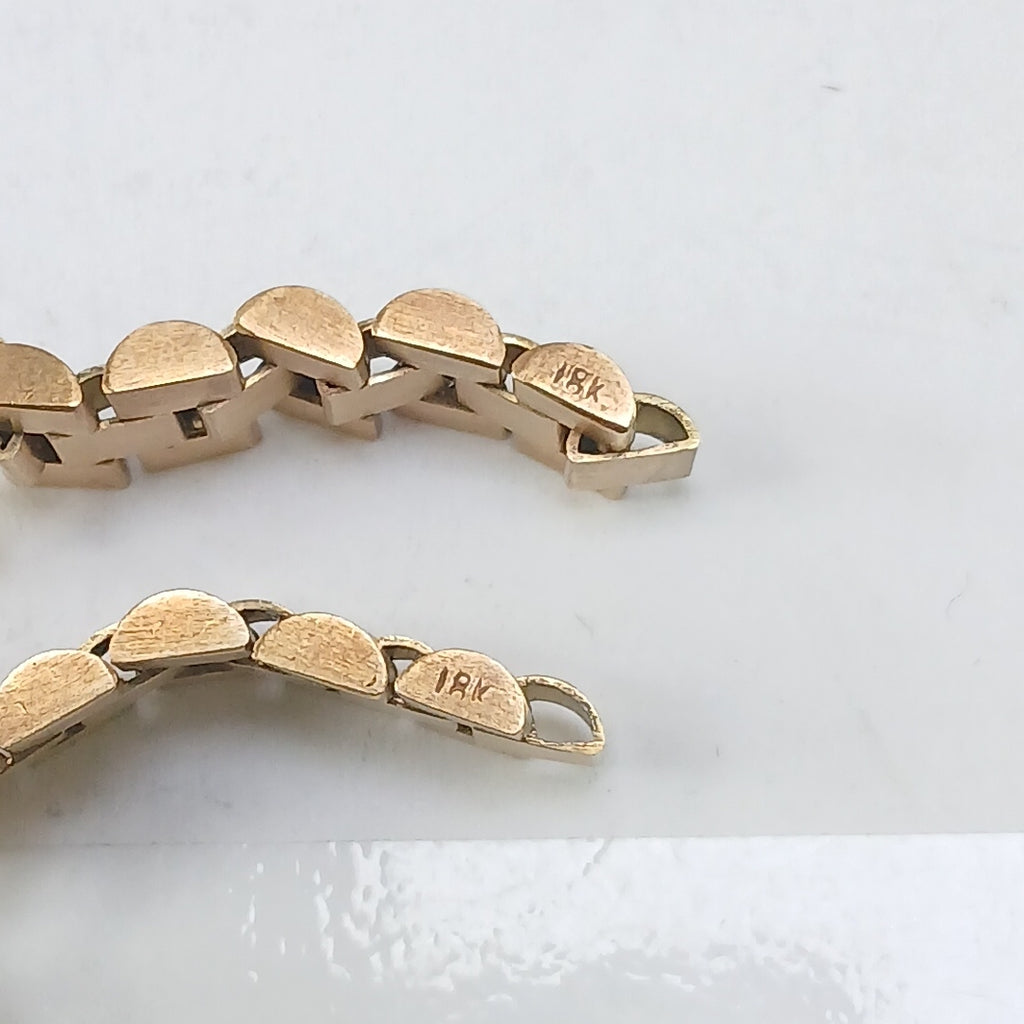 BROQUELES PAR ORO 18 K 11.7 GRMS (SEMINUEVO)