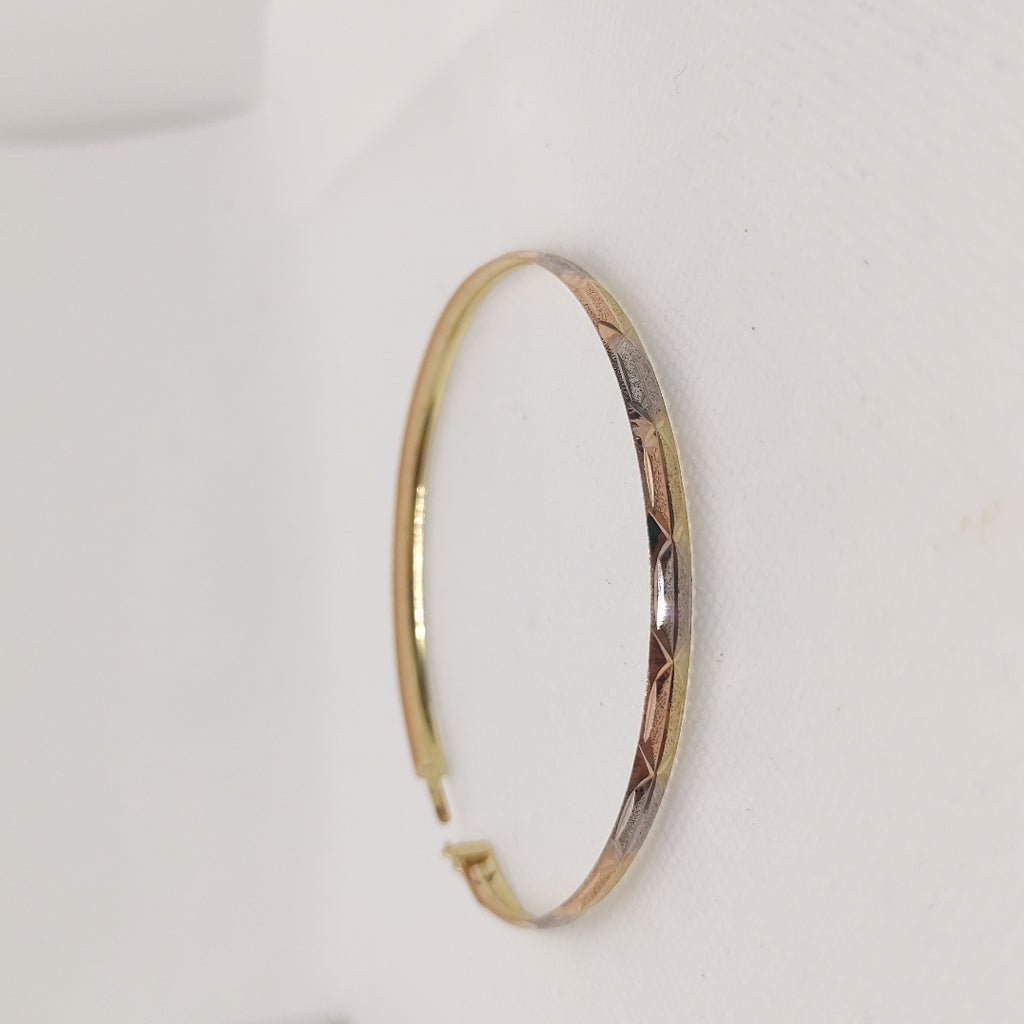 PULSERA RIGIDA ORO 14 K 3.8 GRMS (SEMINUEVO)