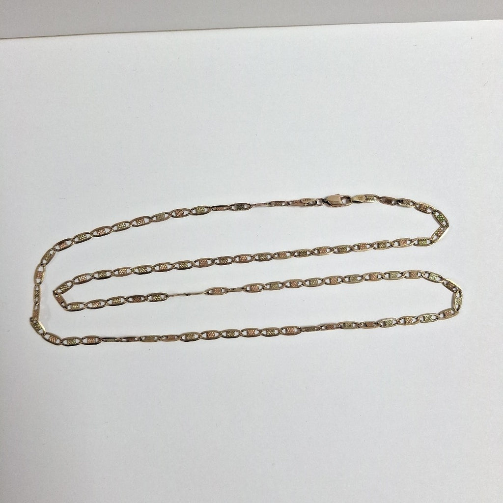 CADENA ORO COMBINADO 10 K 8.9 GRMS (SEMINUEVO)