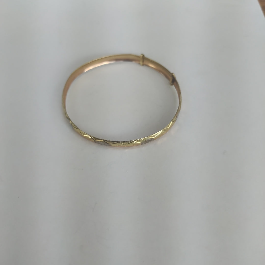 PULSERA RIGIDA ORO 10 K 5 GRMS (SEMINUEVO)