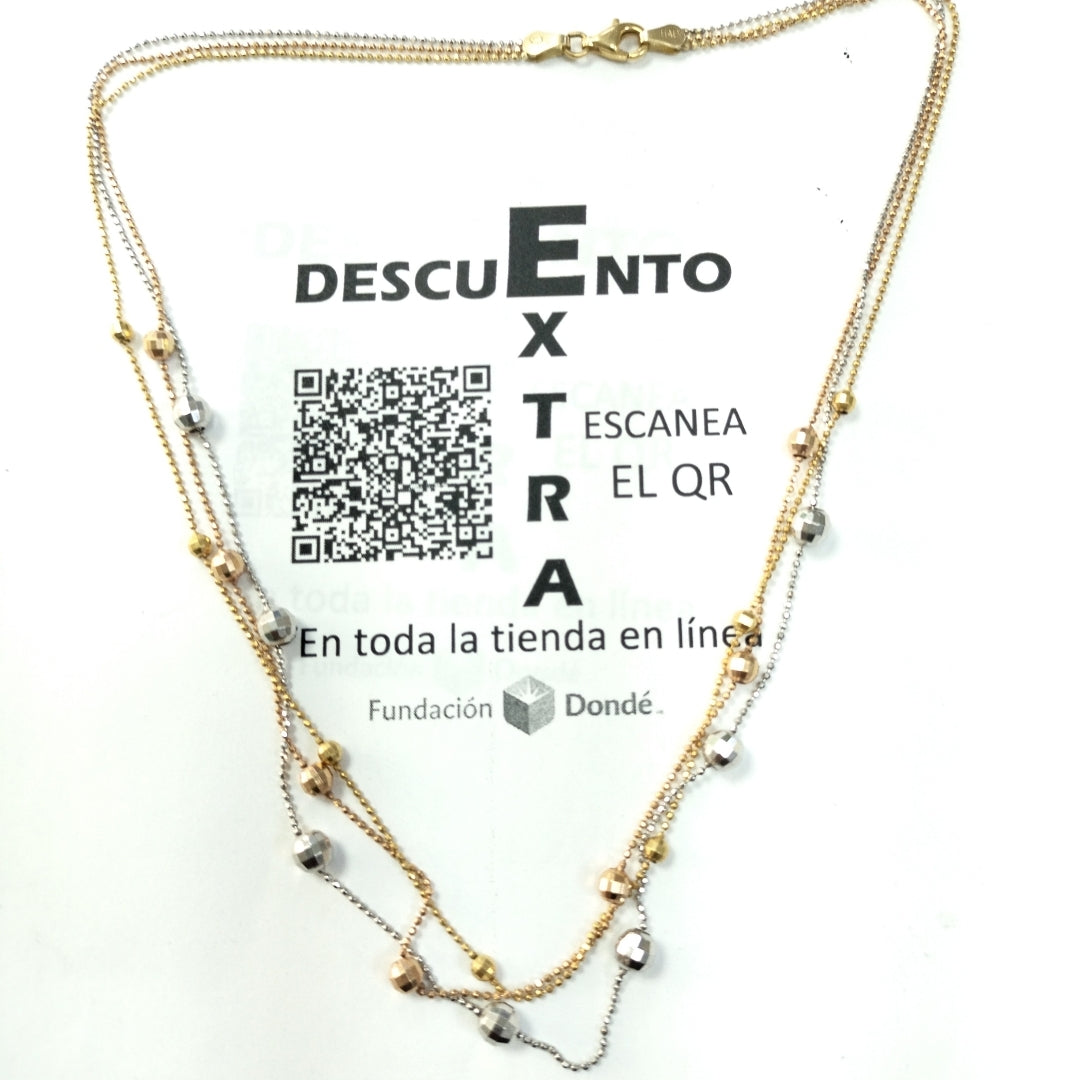 GARGANTILLA ORO 14 K 7.1 GRMS (SEMINUEVO)