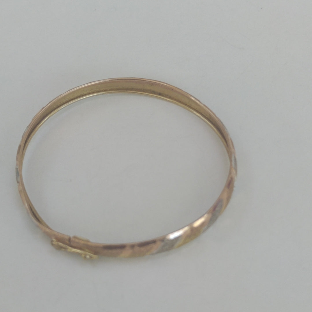 PULSERA RIGIDA ORO 14 K 2.8 GRMS (SEMINUEVO)
