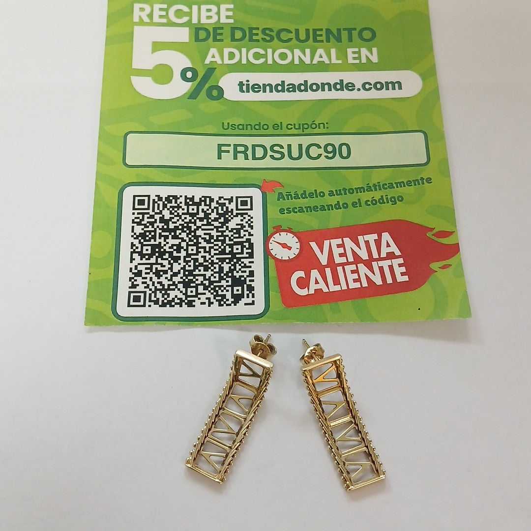 BROQUELES PAR ORO 10 K 3.9 GRMS (SEMINUEVO)