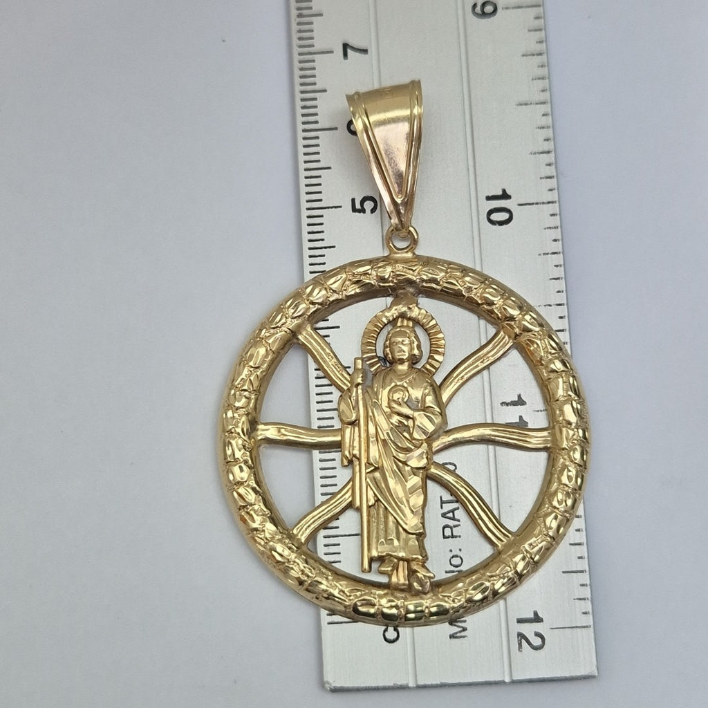 MEDALLA RELIGIOSA ORO 10 K 7,90 GRMS (SEMINUEVO)