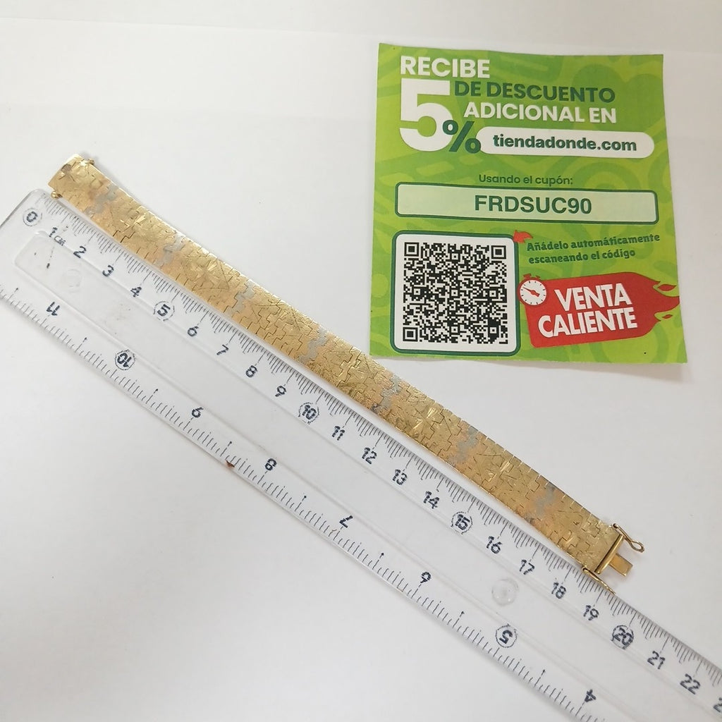 PULSERA ORO 18 K 30.7 GRMS (SEMINUEVO)