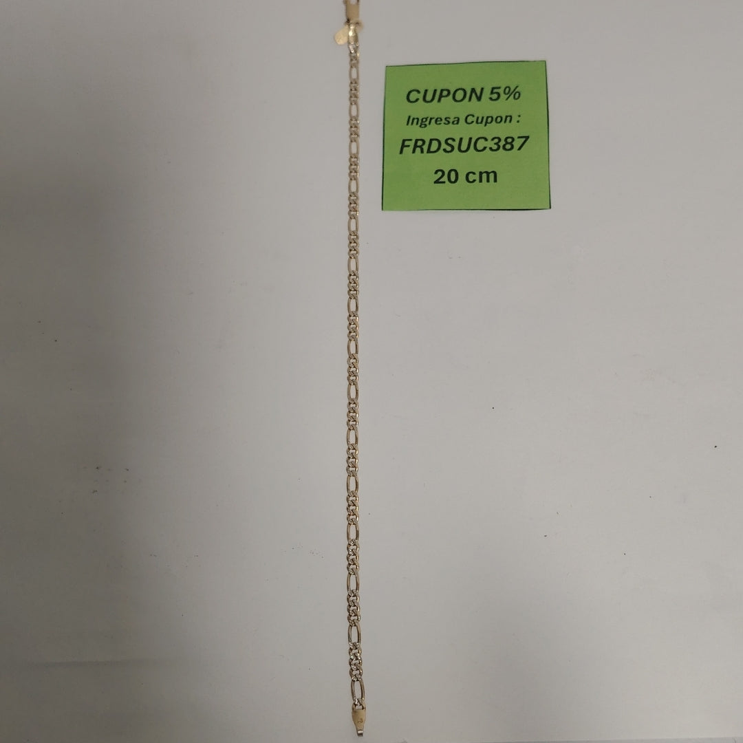 PULSERA ORO 14 K 3.7 GRMS (SEMINUEVO)
