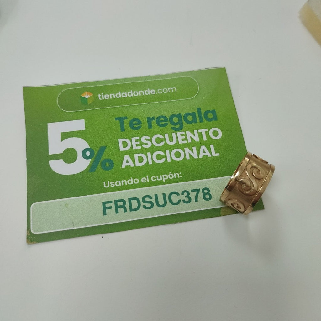 ARGOLLA ORO 14 K 7.3 GRMS (SEMINUEVO)