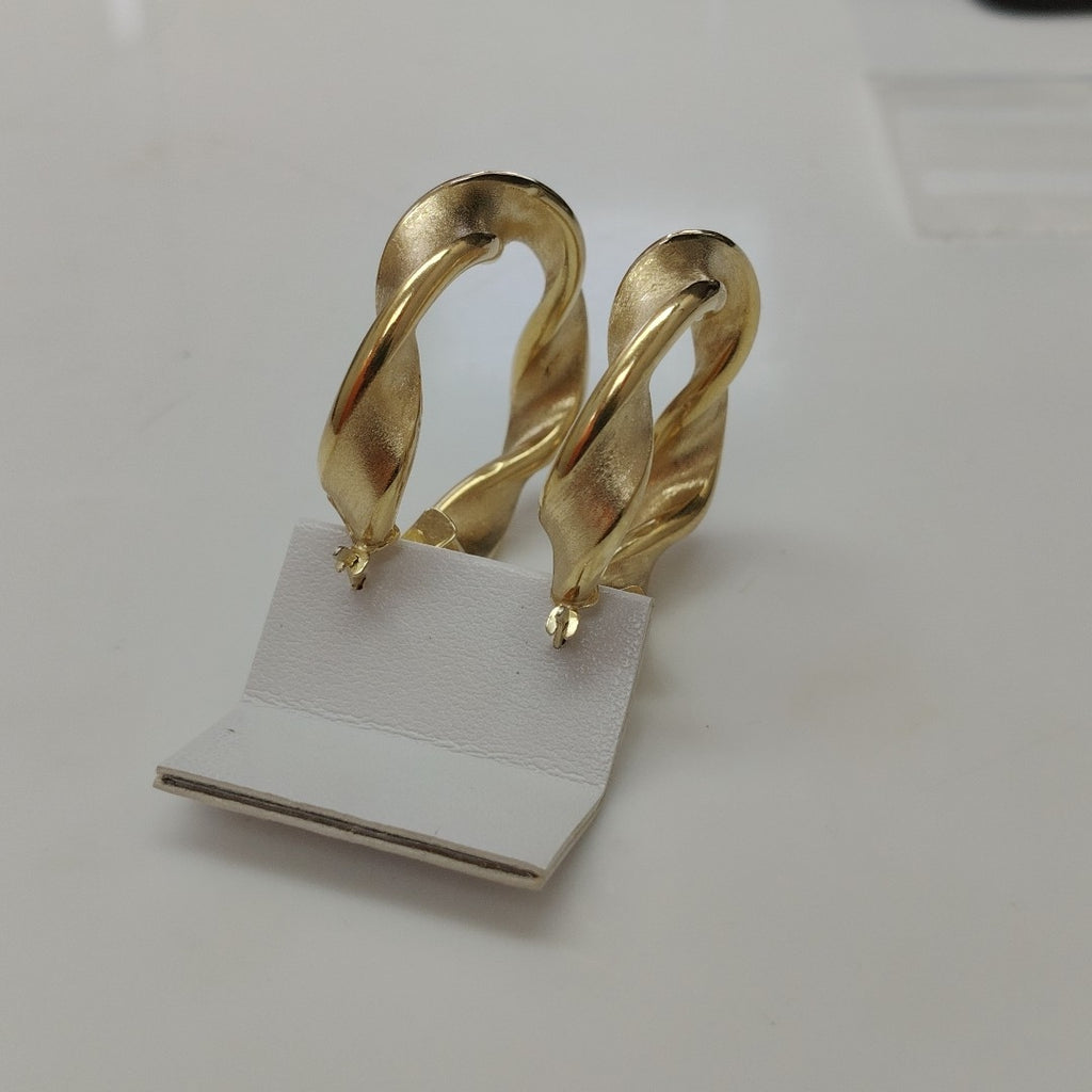 ARRACADAS PAR ORO 14 K 6.8 GRMS (SEMINUEVO)