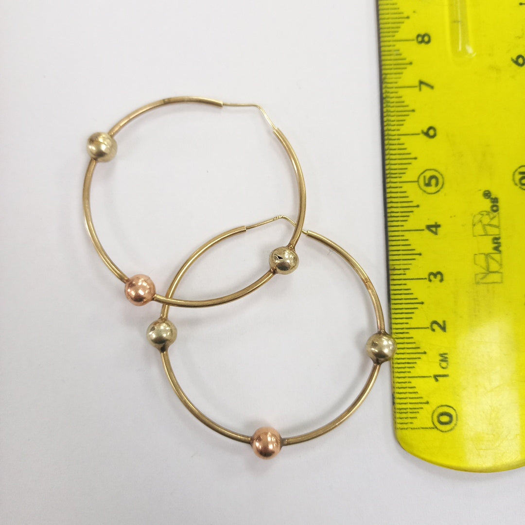 ARRACADAS PAR ORO 10 K 4,30 GRMS (SEMINUEVO)