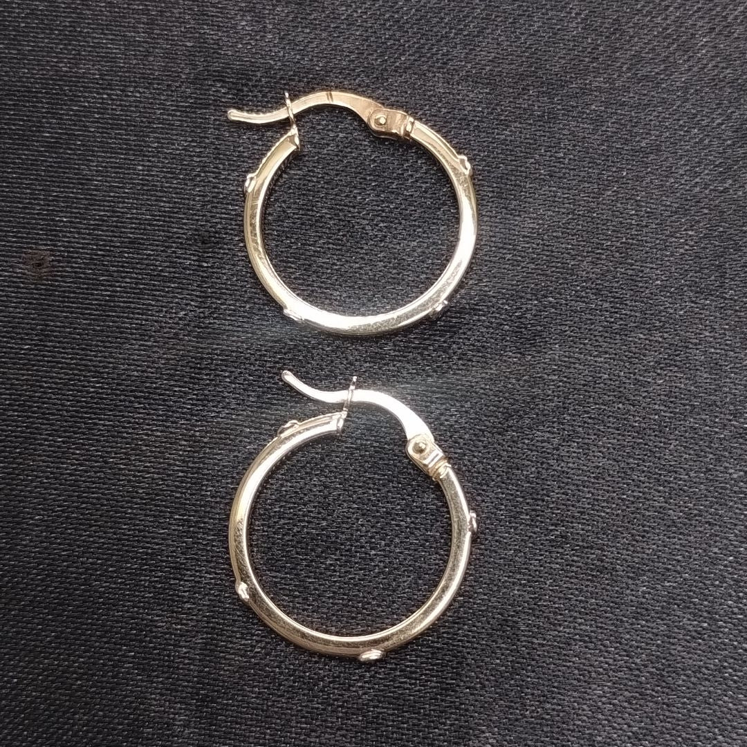 ARETES PAR ORO 8 K 1,30 GRMS (SEMINUEVO)