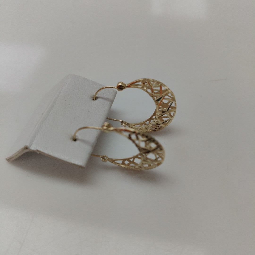 ARRACADAS PAR ORO 14 K 2.3 GRMS (SEMINUEVO)