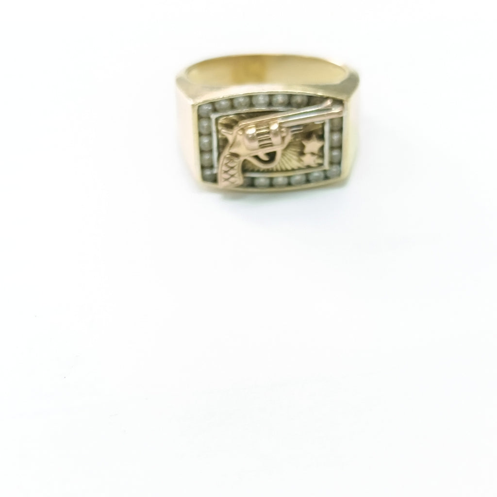 ANILLO ORO 14 K 7.6 GRMS (SEMINUEVO)