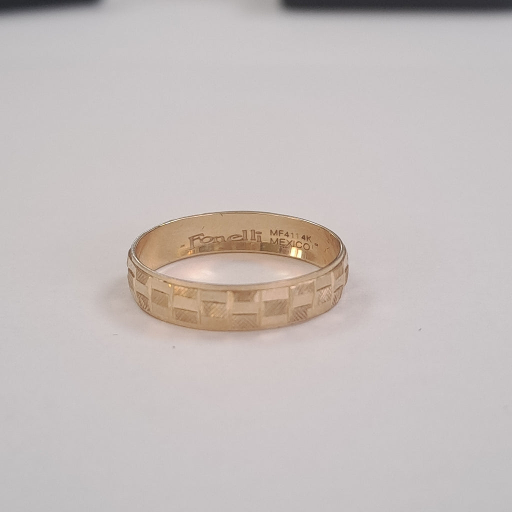 ARGOLLA ORO 14 K 1.4 GRMS (SEMINUEVO)