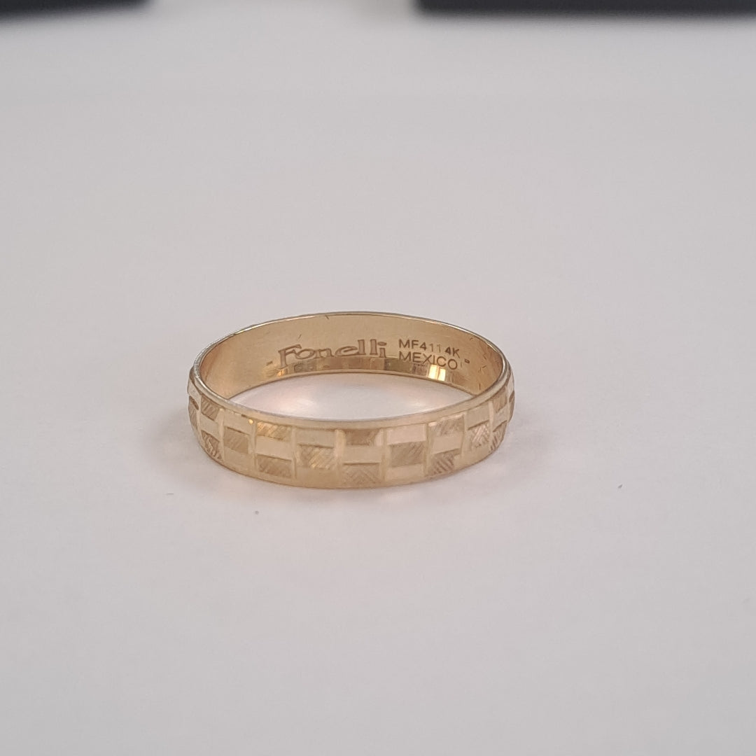 ARGOLLA ORO 14 K 1.4 GRMS (SEMINUEVO)
