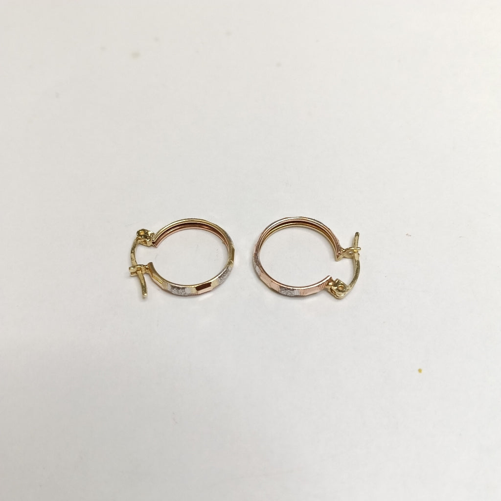ARRACADAS PAR ORO 14 K 1.5 GRMS (SEMINUEVO)