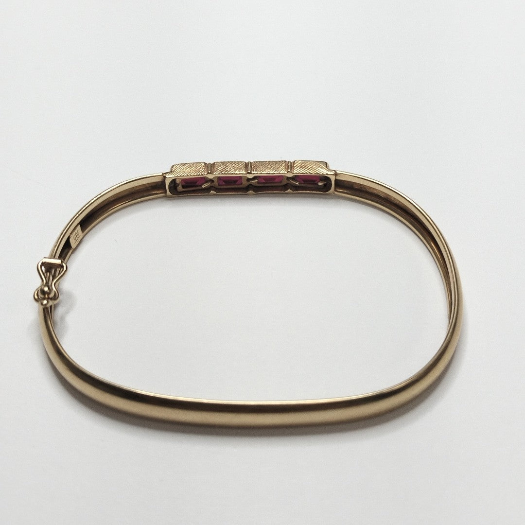 PULSERA RIGIDA ORO 14 K 9,20 GRMS (SEMINUEVO)