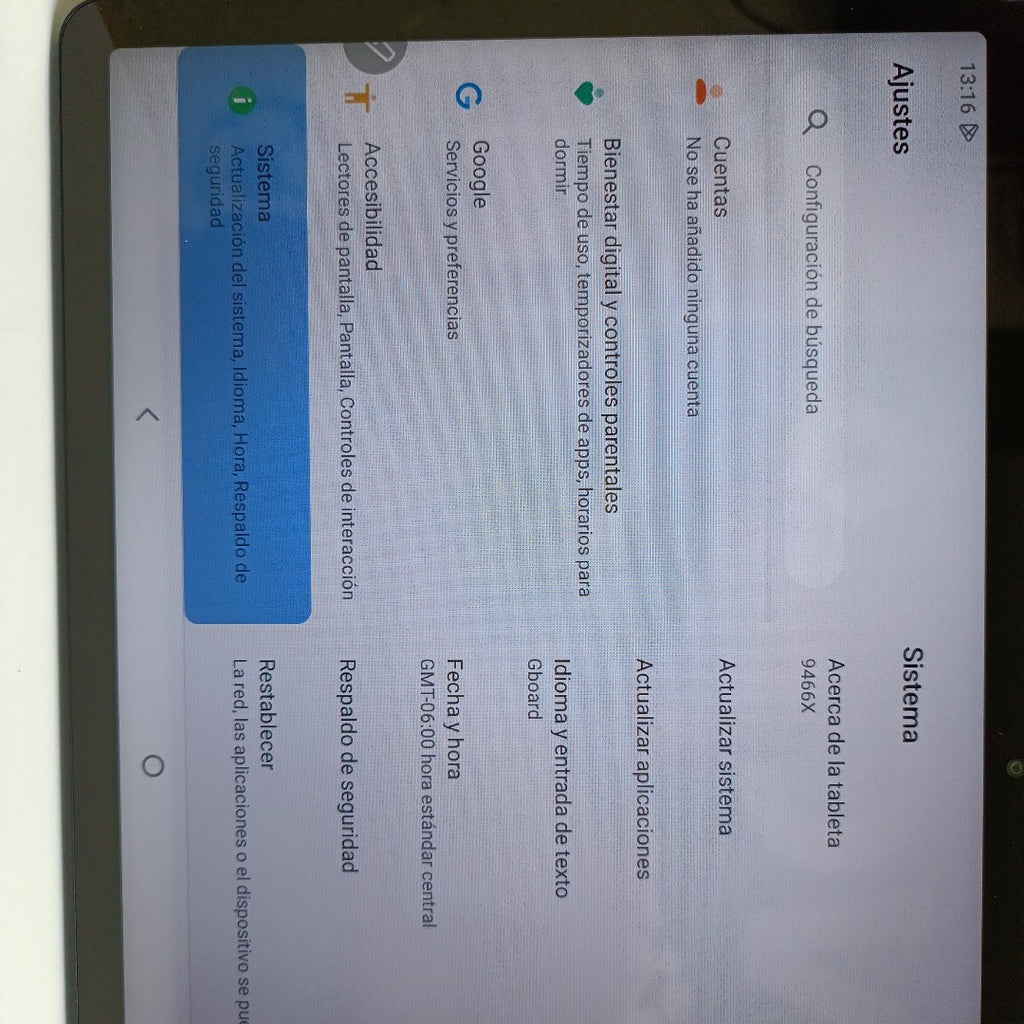 TABLETA TCL TAB 11 9466X (2023) 128 GB 4 GB RAM (SEMINUEVO)