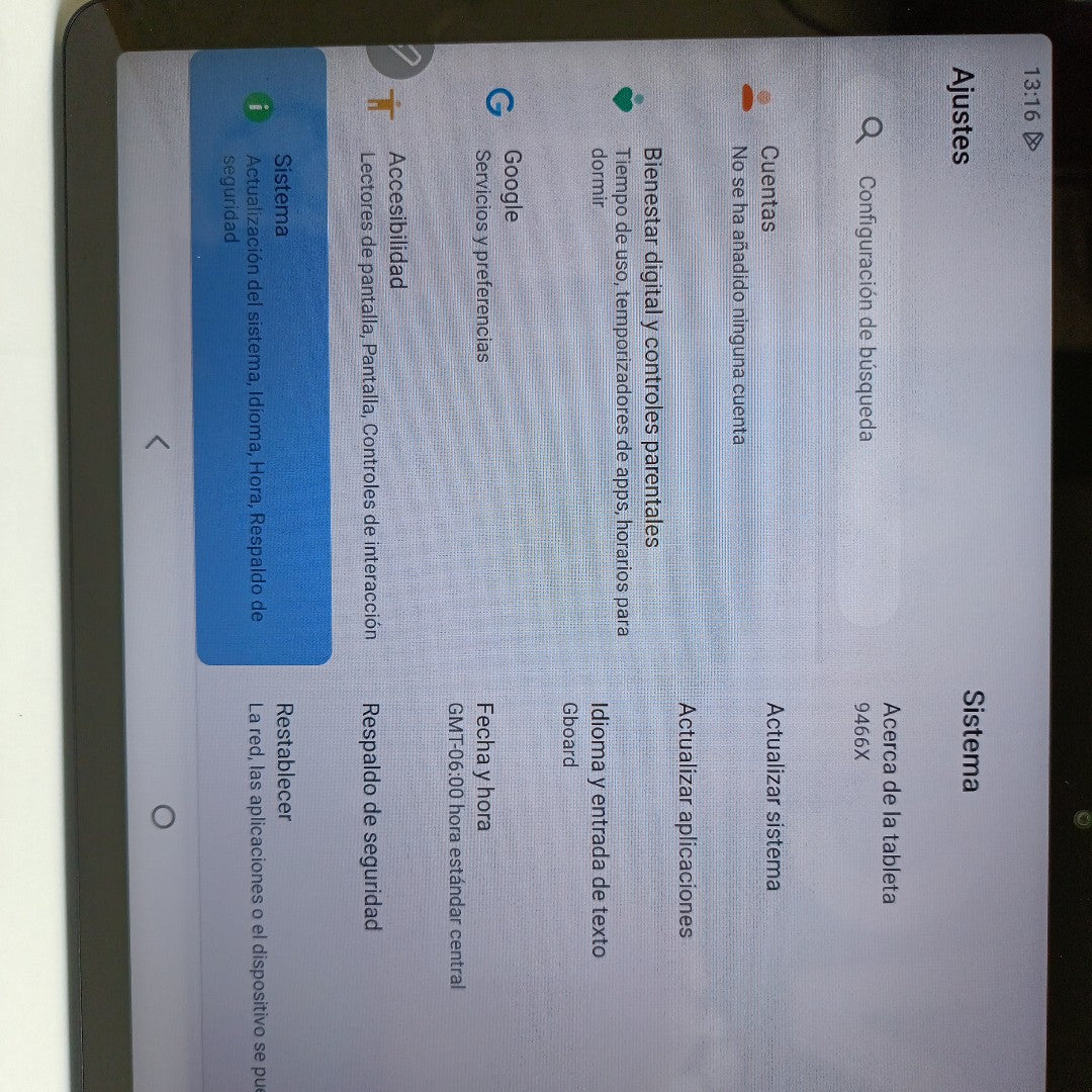 TABLETA TCL TAB 11 9466X (2023) 128 GB 4 GB RAM (SEMINUEVO)