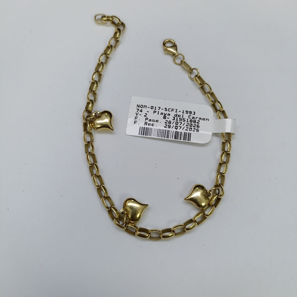 PULSERA ORO 10 K 5.7 GRMS (SEMINUEVO)