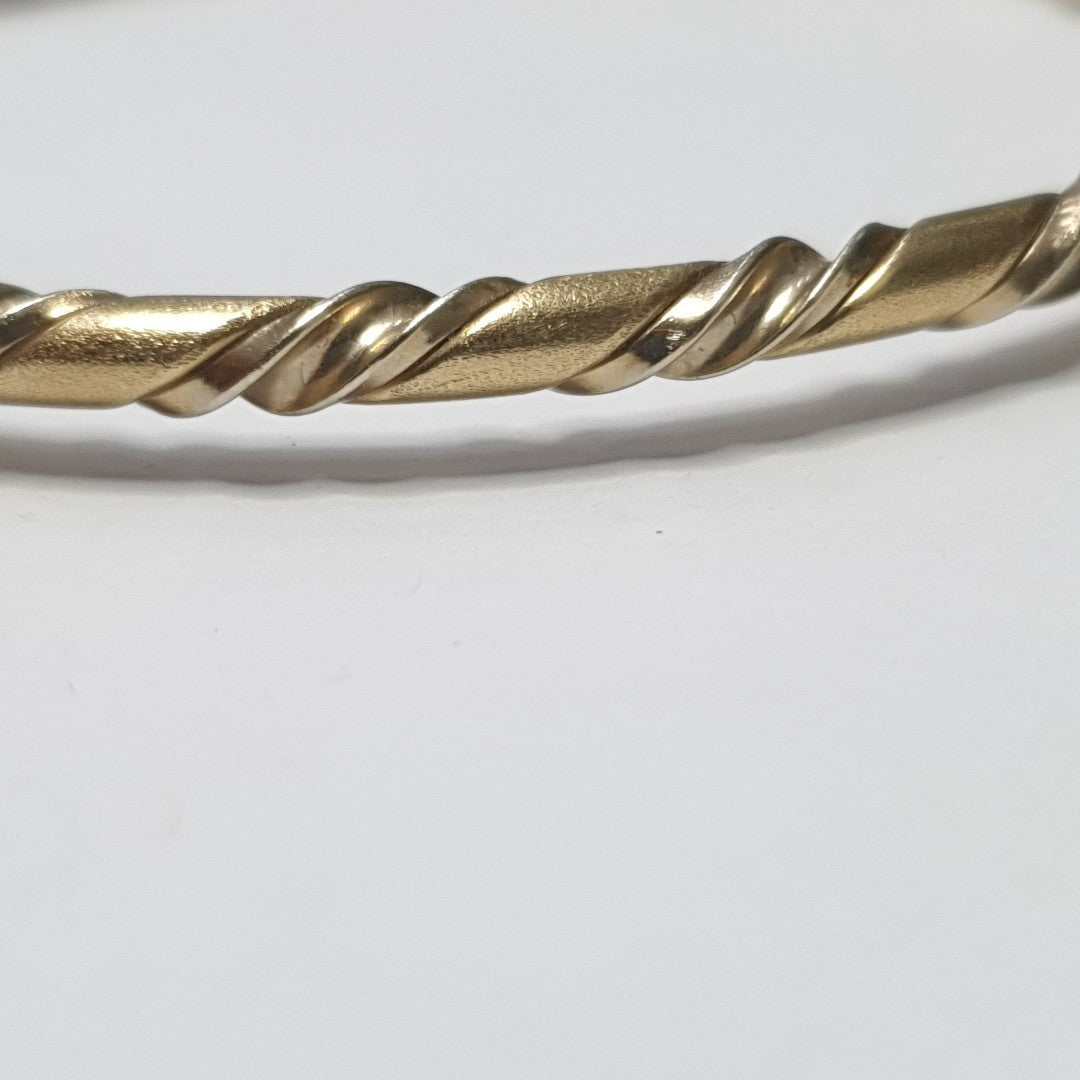 PULSERA RIGIDA ORO 14 K 7,80 GRMS (SEMINUEVO)